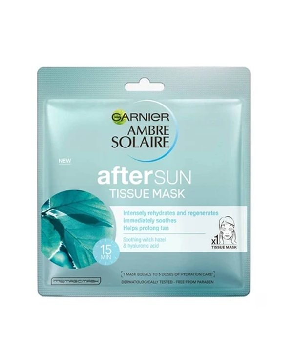 After Sun Tissue Mask With Witch Hazel & Hyaluronic Acid Ounousa